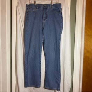 Lauren Ralph Lauren straight leg denim jeans. Womens size 12. Blue